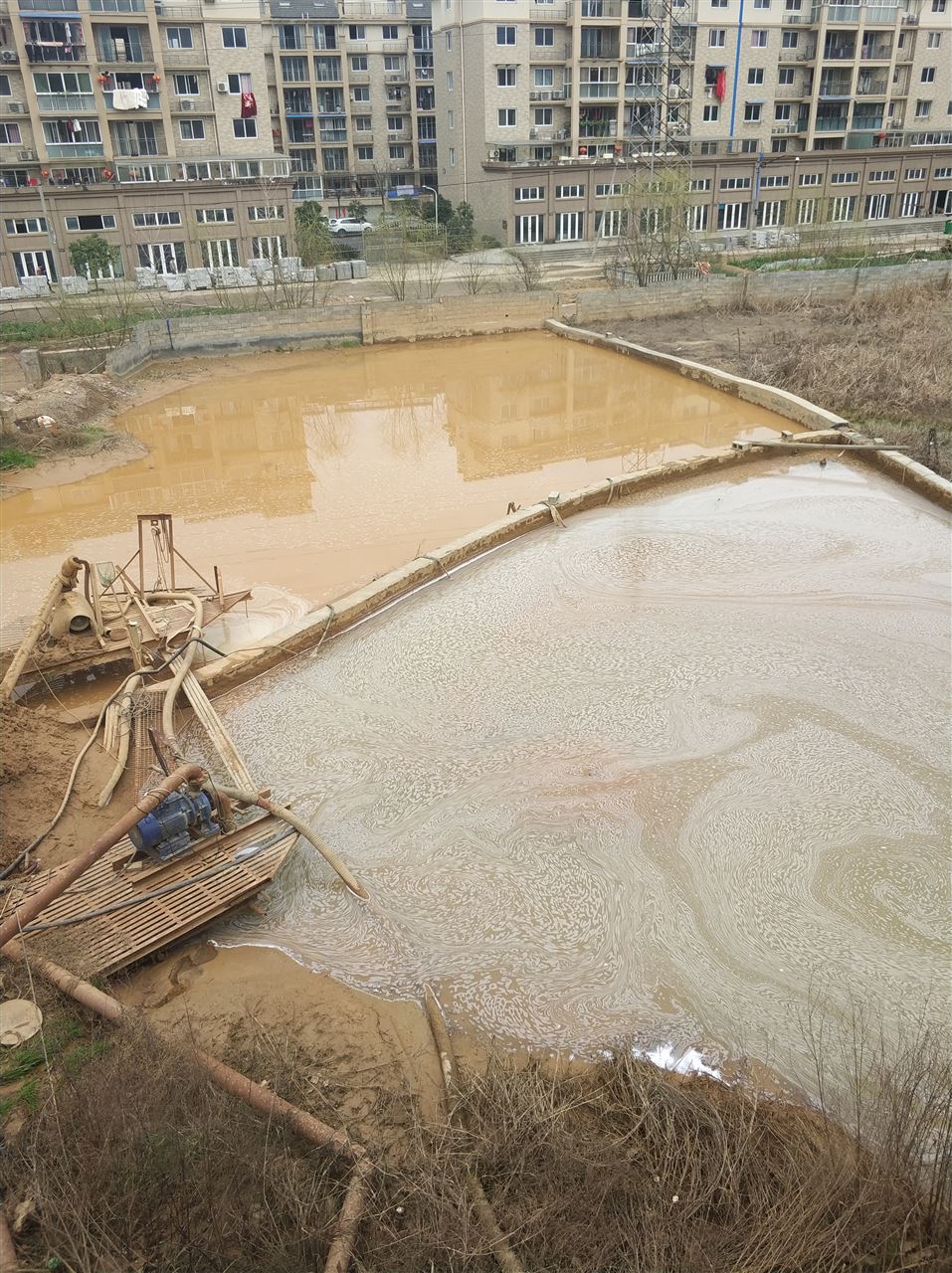 五河沉淀池淤泥清理-厂区废水池淤泥清淤
