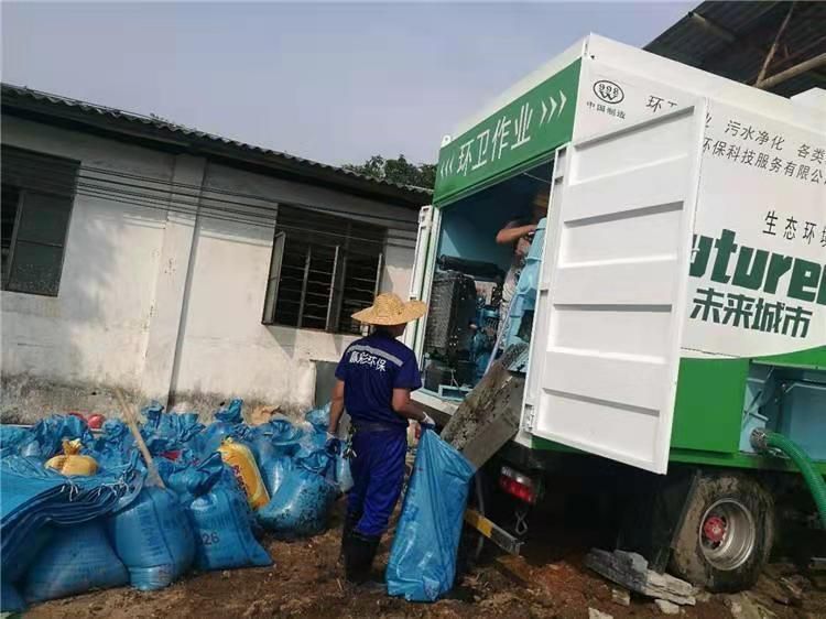 五河工业污泥压干处理